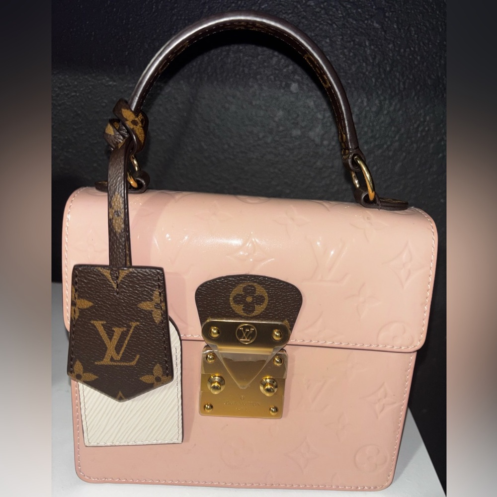 Louis Vuitton Pink and Brown Mini Bag